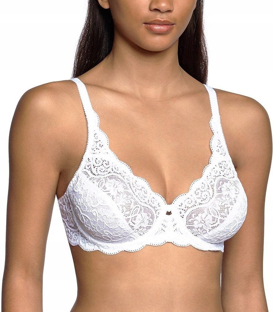 TRIUMPH AMOURETTE 300 W 100B Biały Koronka Fiszbiny