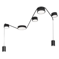 Lampy sufitowe - Sufitowa-wisząca lampa salonowa ZUMAIA C0249 Maxlight LED 42W 3000K tuba czarny - miniaturka - grafika 1