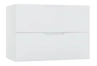 Szafki łazienkowe - Szafka łazienkowa z 2 szufladami pod umywalkę jasnoszary mat 80 cm Z3-R29 - miniaturka - grafika 1