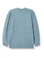 Swetry damskie - Supermom Damski sweter z długim rękawem Pull Durant, Smoke Blue-N014, XXL - miniaturka - grafika 1