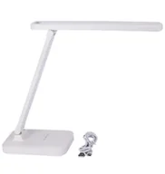Lampy stojące - Biała Lampka Na Biurko Z Uchwytem Na Telefon Led Ranti 3X - miniaturka - grafika 1