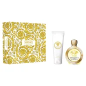 Zestawy perfum damskich - Versace Eros Pour Femme zestaw woda toaletowa spray 100ml + balsam do ciała 150ml - miniaturka - grafika 1