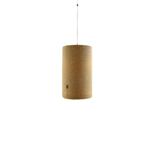 Panel akustyczny POLY, cylinder, Ø280x500 mm, sufitowy, żółty - Płyty i maty izolacyjne - miniaturka - grafika 1