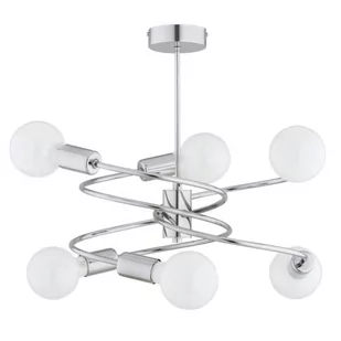 Disco lampa wisząca 6-punktowa chrom 63234 - Lampy sufitowe - miniaturka - grafika 1