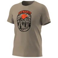 Koszulki sportowe męskie - Koszulka męska Dynafit Graphic Co M S/S Tee Rozmiar: XXL / Kolor: brązowy - miniaturka - grafika 1