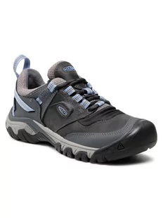 Keen Trekkingi Ridge Flex Wp W 1024923 Czarny - Buty trekkingowe damskie - miniaturka - grafika 1