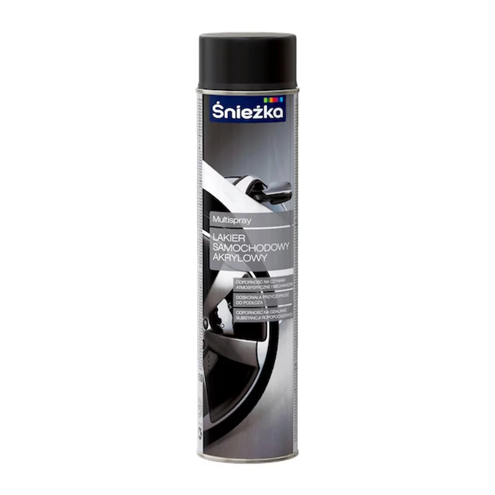 Śnieżka Spray samochodowy czarny mat 600 ml 736586