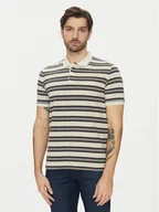 Koszulki męskie - Marc O'Polo Polo 522 2068 53040 Beżowy Regular Fit - miniaturka - grafika 1