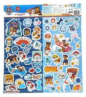 Szkolne artykuły papiernicze - 2 arkusze naklejek Psi Patrol Pups rule! - miniaturka - grafika 1