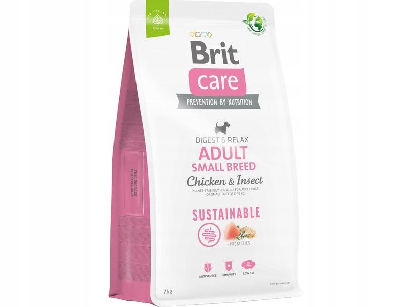 Brit Care Dog Sustainable Small Adult Chicken Insect 7kg