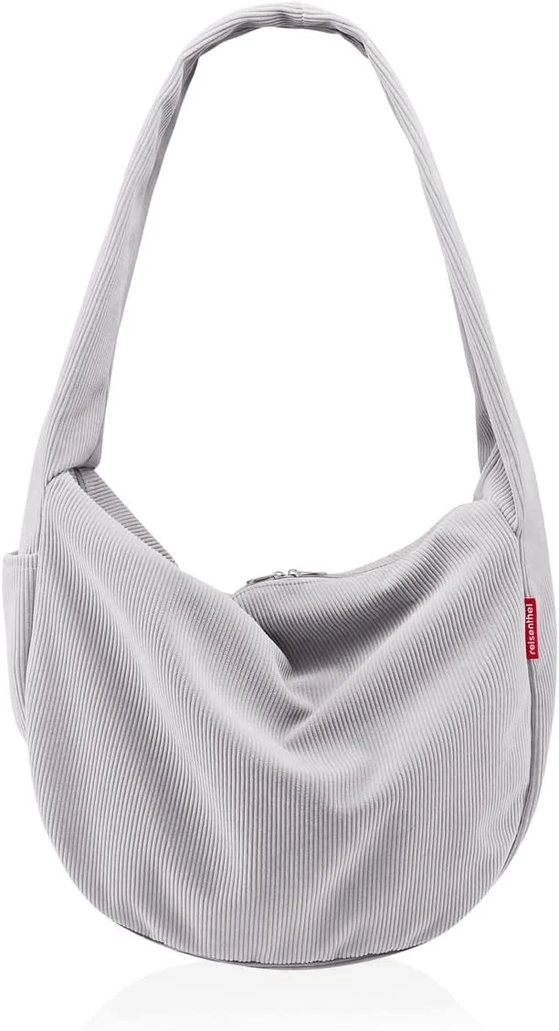 Reisenthel moon bag torba na ramię sztruks szary elastyczna
