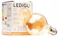 Żarówki LED - Żarówka Led E27 G80 2W Dekoracyjna Kula filament - miniaturka - grafika 1