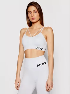 Biustonosze - DKNY Sport Biustonosz sportowy DP0T5475 Niebieski - grafika 1