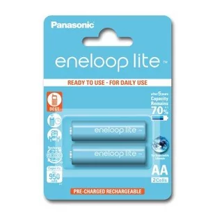Panasonic ENELOOP LITE AA 950 mAh 3000 CYKLI 2SZT 154002 - Baterie i akcesoria - miniaturka - grafika 3