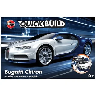 AirFix Samochód Bugatti Chiron model z klocków Quick Build J6044 - Kolekcjonerskie modele pojazdów - miniaturka - grafika 1
