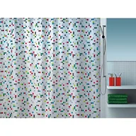 Zasłony prysznicowe - Spirella spirella 10.16739 zasłona prysznicowa tekstylna tuttio Multicolor, 180 x 200 cm (10.167389999999999) - miniaturka - grafika 1