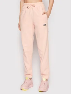 New Balance Spodnie dresowe Unisex UP21500 Różowy Athletic Fit - Spodnie sportowe damskie - miniaturka - grafika 1