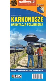 Plan Karkonosze. Orientacja południowa. Laminowana mapa turystyczna, 1:33 000 praca zbiorowa - Atlasy i mapy - miniaturka - grafika 2