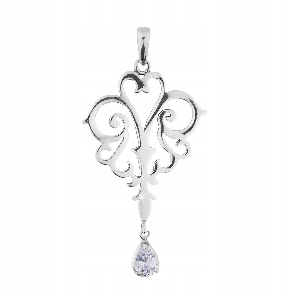 Zawieszka srebrna pr. 925 Cyrkonia