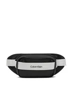 Nerki - Calvin Klein Jeans Saszetka nerka Logo Waist Bag IU0IU00694 Czarny - miniaturka - grafika 1