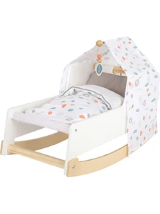 Small foot Kołyska dla lalek "Little Button" - 3+ - Akcesoria dla lalek - miniaturka - grafika 1