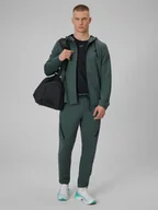 Spodnie sportowe męskie - 4F Spodnie treningowe szybkoschnące męskie - szare XXL - miniaturka - grafika 1