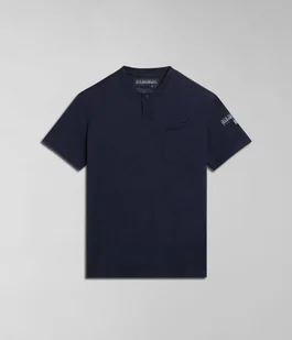 t-shirt uomo napapijri s-melville np0a4hql 176 blu marine - Koszulki męskie - miniaturka - grafika 1