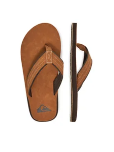 Quiksilver Japonki 808416 Brązowy - Klapki i japonki męskie - miniaturka - grafika 1