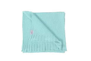 BabyMatex Multitex Tully, Pled dziecięcy, bawełniany, 75x100 cm, Turkusowy - Koce i narzuty dla dzieci - miniaturka - grafika 1