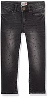 Spodnie i spodenki dla dziewczynek - Noppies Jeansy dziewczęce, Dark Grey Wash - P050, 116 cm - miniaturka - grafika 1