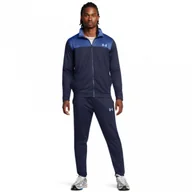 Koszulki sportowe męskie - Męski dres komplet treningowy Under Armour UA Emea Tracksuit Novelty - granatowy - UNDER ARMOUR - miniaturka - grafika 1