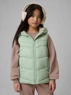4F Bezrękawnik z wypełnieniem syntetycznym dziewczęcy - miętowy 164 (13-14 lat) - Kurtki i płaszcze dla dziewczynek 4F Bezrękawnik z wypełnieniem syntetycznym dziewczęcy - miętowy 164 (13-14 lat) - Kurtki i płaszcze dla dziewczynek - miniaturka - grafika 1