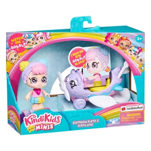 Tm Toys Kindi Kids Mini Samolot Rainbow Kate KKM50083 KKM50083 - Lalki dla dziewczynek - miniaturka - grafika 1