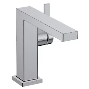 HANSGROHE 73023000 Tecturis E Jednouchwytowa bateria umywalkowa 110 Fine, CoolStart z kompletem odpływowym Chrom - Baterie umywalkowe - miniaturka - grafika 1