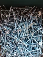 Wkręty - Wkręty Samowiercące do płyty wiórowej ocynk biały 4x50mm 100SZT - miniaturka - grafika 1