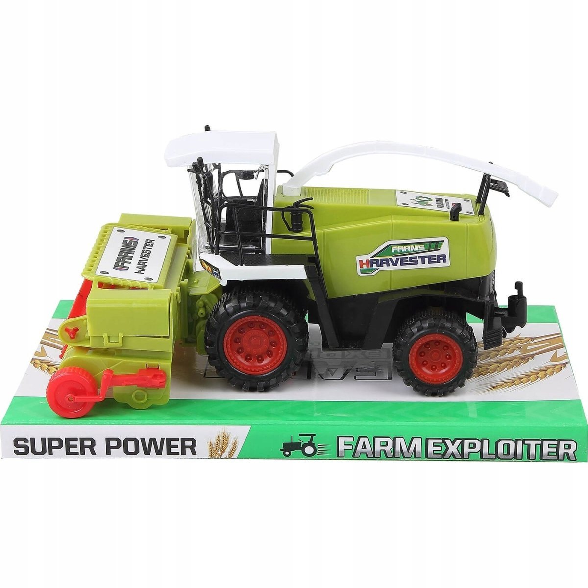 Kombajn Pojazd Rolniczy Zabawka Dla Dzieci Wytrzymała Kolorowa