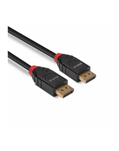 Kabel DisplayPort 1.4 LINDY Active M/M 5m czarny - Kable komputerowe i do monitorów - miniaturka - grafika 1