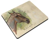Podkładki pod mysz - Podkładka Głowa gniadego konia Wojciech Kossak 36x29cm - miniaturka - grafika 1