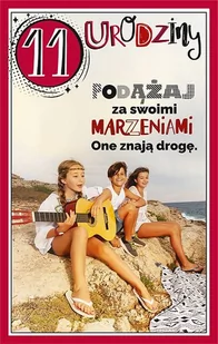 11 urodziny Kartka dla nastolatki U97 - Kartki okolicznościowe i zaproszenia - miniaturka - grafika 1