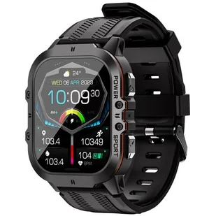 OUKITEL BT20 Rugged Outdoor Pomarańczowy - Smartwatch - miniaturka - grafika 1