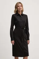 Sukienki - Calvin Klein sukienka bawełniana kolor czarny mini prosta K20K207623 - miniaturka - grafika 1