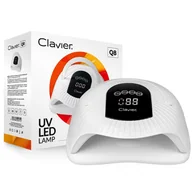 Lampy UV do paznokci - Lampa do paznokci Clavier LED + UV-Q8 220W, biała - miniaturka - grafika 1