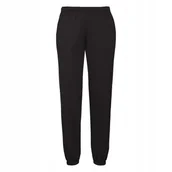 Dresy męskie - Spodnie męskie dresowe ze ściągaczami Czarny r. XL - miniaturka - grafika 1