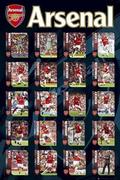 Plakaty - GBeye Arsenal Squad Profiles - plakat SP0703 - miniaturka - grafika 1
