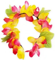 Gadżety dla niej i dla niego - GoDan Opaska hawajska, pomarańczowo-różowa, rozmiar uniwersalny - miniaturka - grafika 1