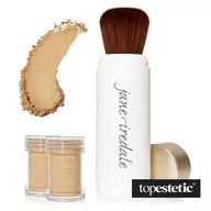 Pudry do twarzy - Jane Iredale Amazing Base Brush Sypki puder mineralny z pędzlem (kolor Amber) 5 g - miniaturka - grafika 1