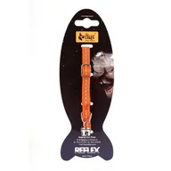 Obroże dla kotów - Obroża dla kota ENERGY z odblaskiem 1 x 29 cm pomarańczowa - miniaturka - grafika 1