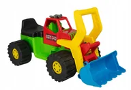 Samochody i pojazdy dla dzieci - Duża Koparka Jeździk Samochód Spychacz Duże Koła 74x33x30 Cm - miniaturka - grafika 1