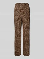 Spodnie damskie - Jeansy z szeroką nogawką z mieszanki bawełny model ‘LINOU’ - miniaturka - grafika 1