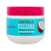 Balsamy i kremy do ciała - Dermacol Aroma Ritual Brazilian Coconut krem do ciała 300 g dla kobiet - miniaturka - grafika 1